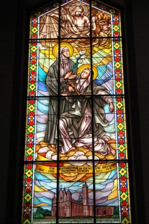 Witraże św. Katarzyny, św. Brygidy i św. Teresy Benedykty od Krzyża - Patronki Europy - zdjęcie #4