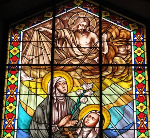 Witraże św. Katarzyny, św. Brygidy i św. Teresy Benedykty od Krzyża - Patronki Europy - zdjęcie #7