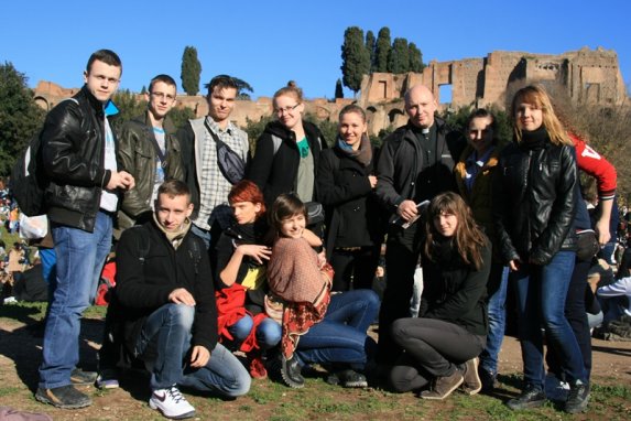 Młodzież z Ostrołęki w Rzymie - zdjęcie #6