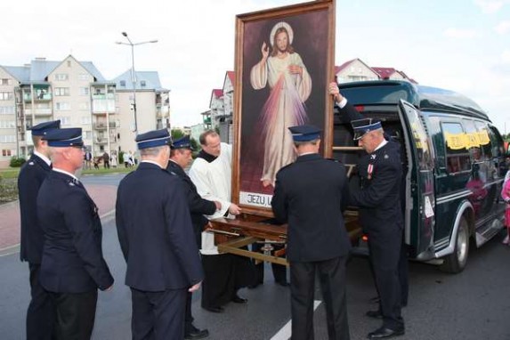 Peregrynacja obrazu Jezusa Miłosiernego 25 - 26.05.2008 - zdjęcie #19