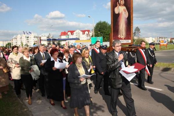 Peregrynacja obrazu Jezusa Miłosiernego 25 - 26.05.2008 - zdjęcie #30