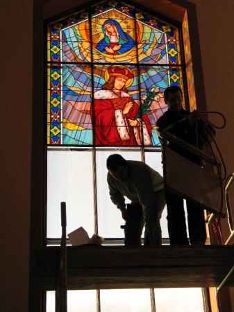 Witraż św. Kazimierza Królewicza - zdjęcie #1