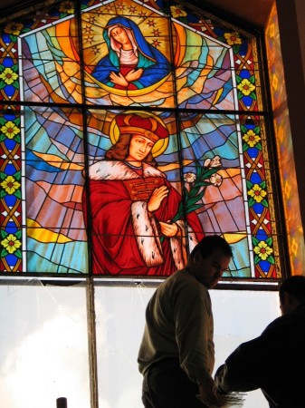 Witraż św. Kazimierza Królewicza - zdjęcie #2