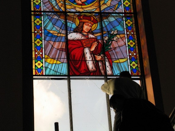 Witraż św. Kazimierza Królewicza - zdjęcie #3