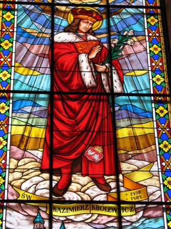 Witraż św. Kazimierza Królewicza - zdjęcie #5
