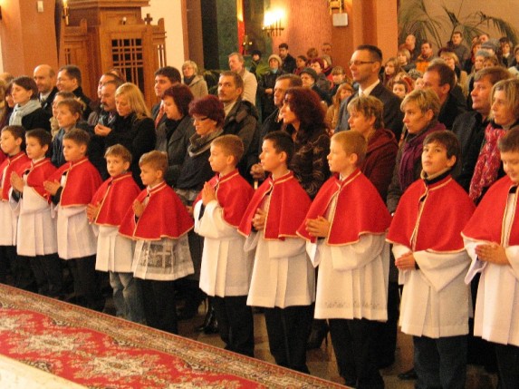 Przyjęcie nowych ministrantów 30.11.2008 - zdjęcie #38