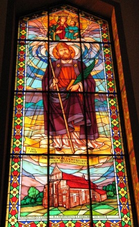 Witraż św. Brunona z Kwerfurtu - zdjęcie #1