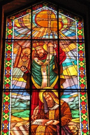 Witraż św. Cyryla i Metodego - Patronów Europy - zdjęcie #3