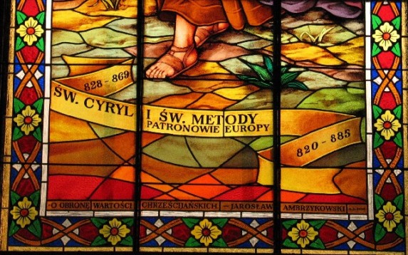 Witraż św. Cyryla i Metodego - Patronów Europy - zdjęcie #6