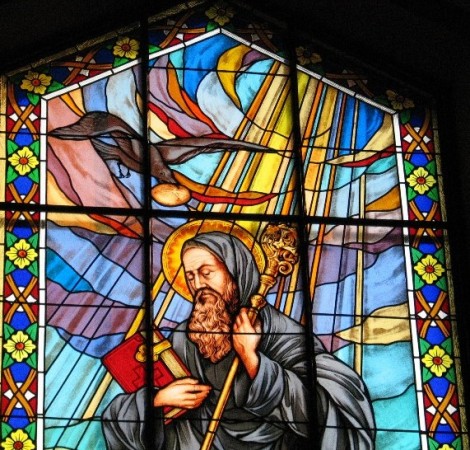Witraż św. Benedykta z Nursji - zdjęcie #2