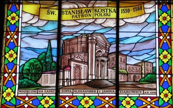 Witraż św. Stanisława Kostki - zdjęcie #2
