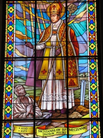 Witraże św. Stanisława Biskupa i św. Andrzeja Boboli - Patronów Polski - zdjęcie #2