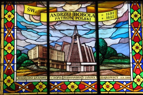 Witraże św. Stanisława Biskupa i św. Andrzeja Boboli - Patronów Polski - zdjęcie #7
