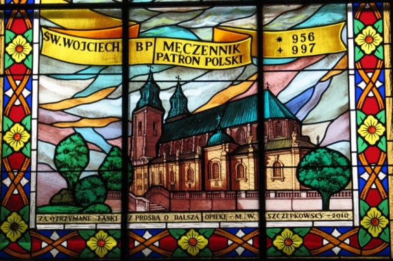 Witraż św. Wojciecha - Patrona Polski - zdjęcie #3