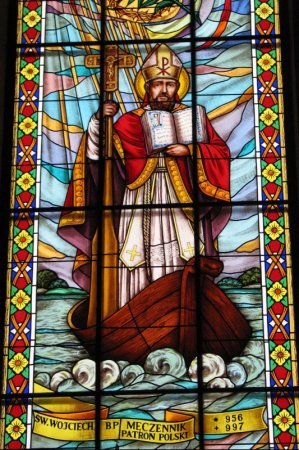 Witraż św. Wojciecha - Patrona Polski - zdjęcie #4
