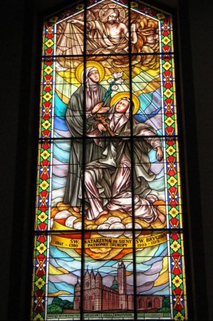 Witraże św. Katarzyny, św. Brygidy i św. Teresy Benedykty od Krzyża - Patronki Europy - zdjęcie #4