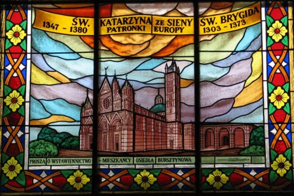 Witraże św. Katarzyny, św. Brygidy i św. Teresy Benedykty od Krzyża - Patronki Europy - zdjęcie #5