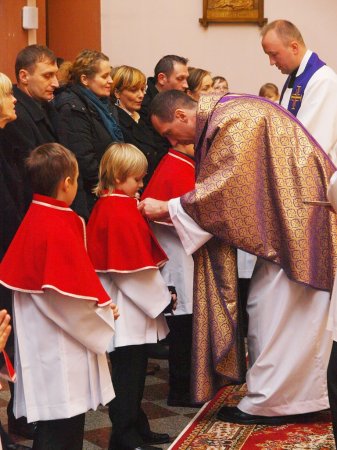 Przyjęcie nowych ministrantów 27.11.2011r. - zdjęcie #31
