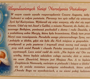 OPŁATKI - plan roznoszenia