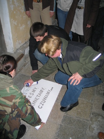 I rocznica śmierci Papieża Jana Pawła II 1-2.04.2006 - zdjęcie #16