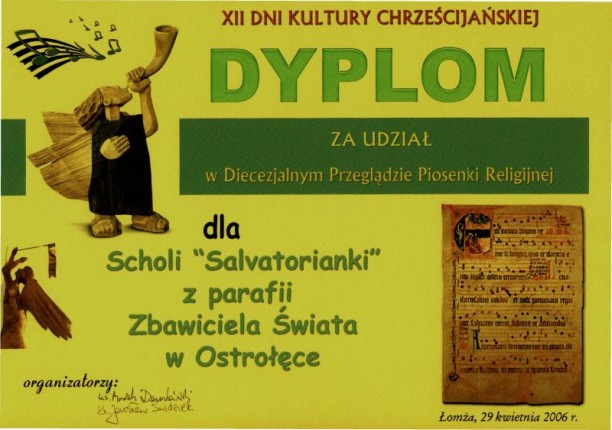 XII Dni Kultury Chrześcijańskiej w Łomży - 29.04.2006 - zdjęcie #24