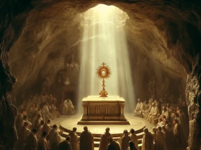 Adoracja przy grobie Pana Jezusa - Wielka Sobota 2024 r.